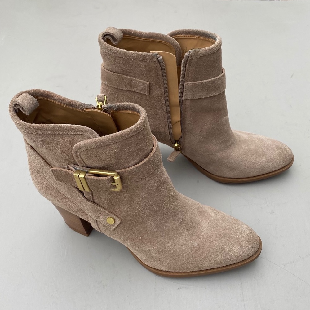 Franco Sarto Suede Ankle Boots